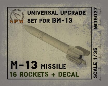 Реактивный снаряд М-13 для систем БМ-13 в масштабе 1:35